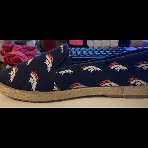 Denver Broncos slip ons